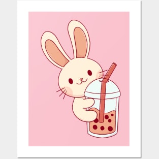 boba bunny Posters and Art
